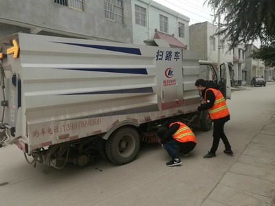 城乡垃圾清扫清运-渭南成奇环卫保洁公司展风采